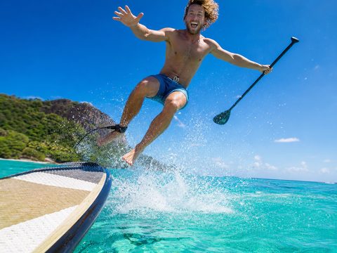 Paddleboarder rental service